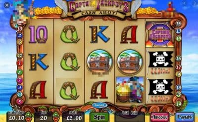 Captain Jackpots Cash Ahoy screenshot