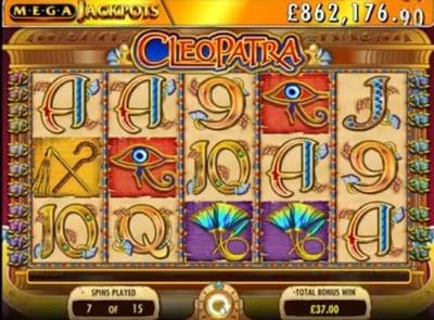 Cleopatra Mega Jackpots screenshot