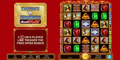 Da Vinci Diamonds Dual Play screenshot