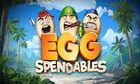 Eggspendables slot game