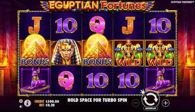 Egyptian Fortunes screenshot