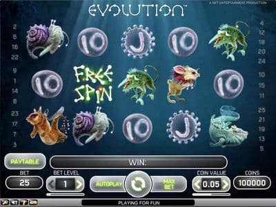 Evolution screenshot