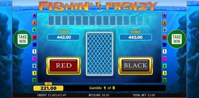 Fishin Frenzy Scratchcard gameplay