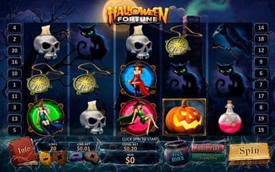 Halloween Fortune features