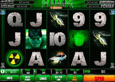 Incredible Hulk 50 Lines screenshot