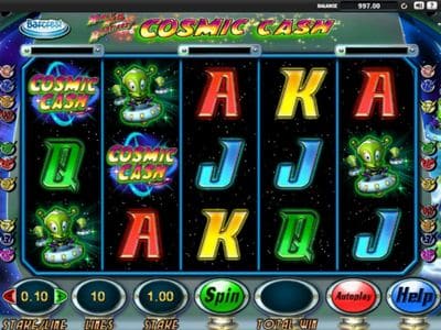 Money Mad Martians Cosmic Cash screenshot