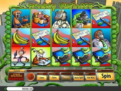Monkey Business Deluxe Jackpot screenshot