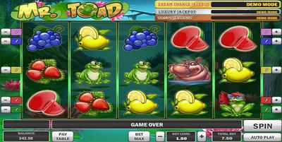 Mr Toad screenshot