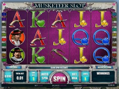 Musketeer Slot screenshot