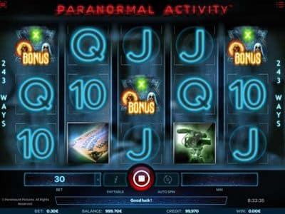 Paranormal Activity screenshot
