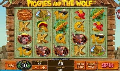 Piggies And The Wolf screenshot