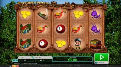 Pinocchios Fortune screenshot