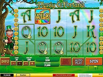 Plenty o Fortune screenshot