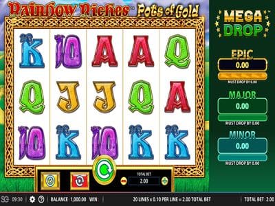 Rainbow Riches Pots Of Gold screenshot