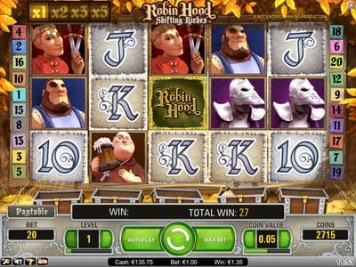 Robin Hood Shiftin Riches screenshot