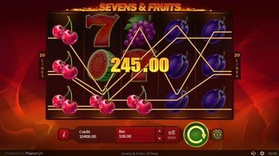 Sevens Fruits 20 Lines screenshot