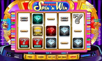 Triple Bonus Spin n Win screenshot