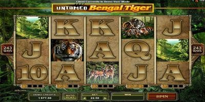 Untamed Bengal Tiger screenshot