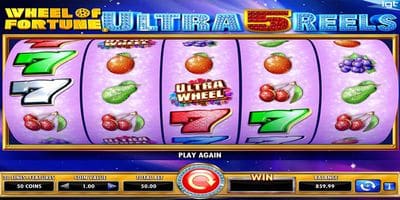 Wheel Of Fortune Ultra 5 Reels screenshot