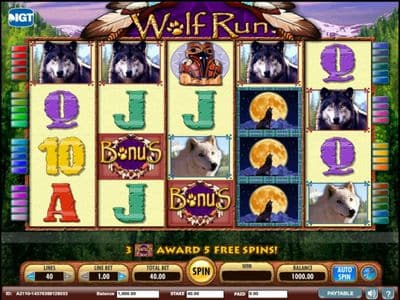 Wolf Run in-play