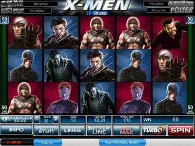 X Men 50 Lines screenshot