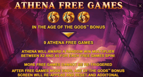 age of the gods athena free games