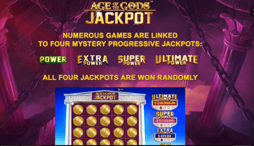 age of the gods jackpot