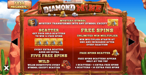 diamond mine bonus feature 2