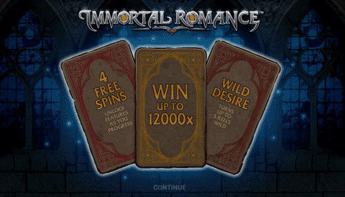 immortal romance bonus feature