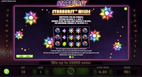 starburst bonus feature