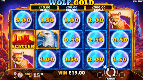 wolf gold screenshot