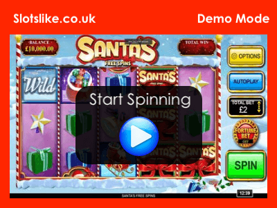 santas free spins demo