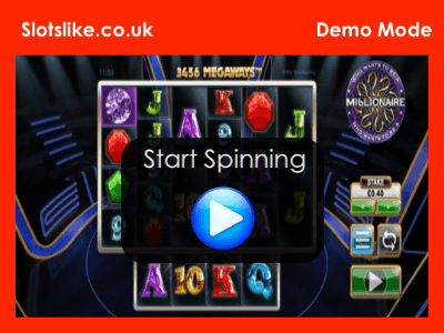 who wants to be a millionaire megaways demo