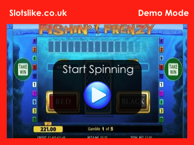 Fishin Frenzy Scratchcard Demo