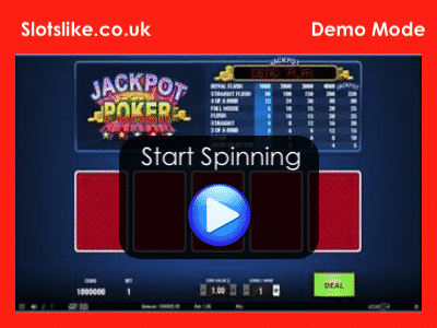 Jackpot Poker Demo