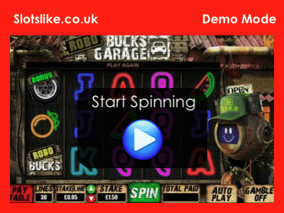 Robo Bucks Garage Demo