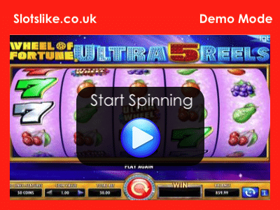 Wheel Of Fortune Ultra 5 Reels Demo