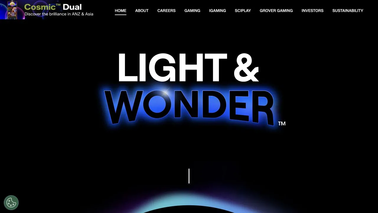 Light and Wonder official homepage representing the current group behind the Barcrest heritage brand, checked July 2026