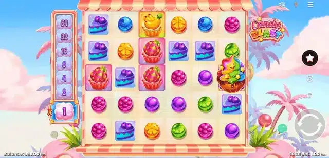 Candy Blast slot gameplay screenshot