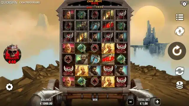 Cash Truck Begins slot gameplay screenshot