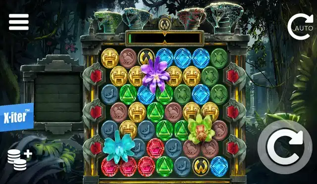 Coba Reborn base game showing the 7x7 cluster grid and Snake Progress Meter