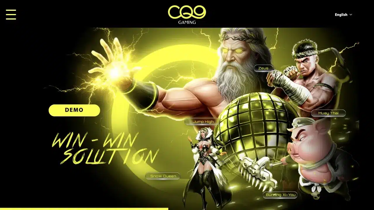 CQ9 Gaming official homepage captured in July 2026