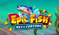 Epic Fish Net Of Fortune slot logo, a Quickspin slot