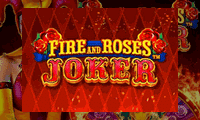 Fire and Roses Joker slot logo, a Triple Edge Studios slot