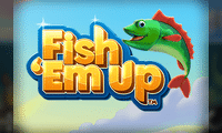 Fish Em Up slot logo, a Snowborn Games slot