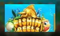 Fishin' Reels slot logo, a Pragmatic Play fishing themed game
