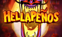 Hellapenos slot logo, a Thunderkick slot
