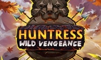 Huntress Wild Vengeance slot game logo, a Print Studios slot