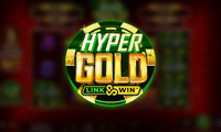 Hyper Gold slot logo, a Gameburger Studios slot