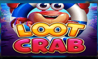 Loot Crab slot logo, an Iron Dog Studio slot